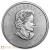 Серебряная монета «Канадский кленовый лист» 1 унция 2019 года выпуска