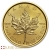 2019 Золотая монета Канадский кленовый лист ½ унции