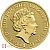100 x Moneta d'oro con stemma reale britannico da 1 oncia