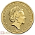 Moneda de oro The Royal Arms 2020 de 1 onza