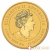 Moneda Tigre Luna australiano de oro de 1/10 onzas 2022