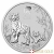 Moneta d'argento da 2 once Anno della Tigre 2022 - Serie Lunare