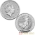 Серебряная монета Британия 2022 1 унция - туба из 25 монет