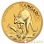 2022 Moneta d'oro da 1 oncia tigre lunare australiana