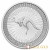Серебряная монета Австралийский кенгуру 2022 1 унция