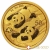 2022 Moneta d'oro Cinese Panda da 3 grammi 