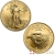 50 x 2022 monete d'oro Aquila Americana da 1/10 oncia
