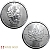 Серебряная монета Канадский кленовый лист 2023 1 унция – Туба из 25