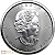Серебряная монета Канадский кленовый лист 2023 1 унция – Туба из 25