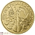 Золотая монета Венская филармония 2023 в одну унцию