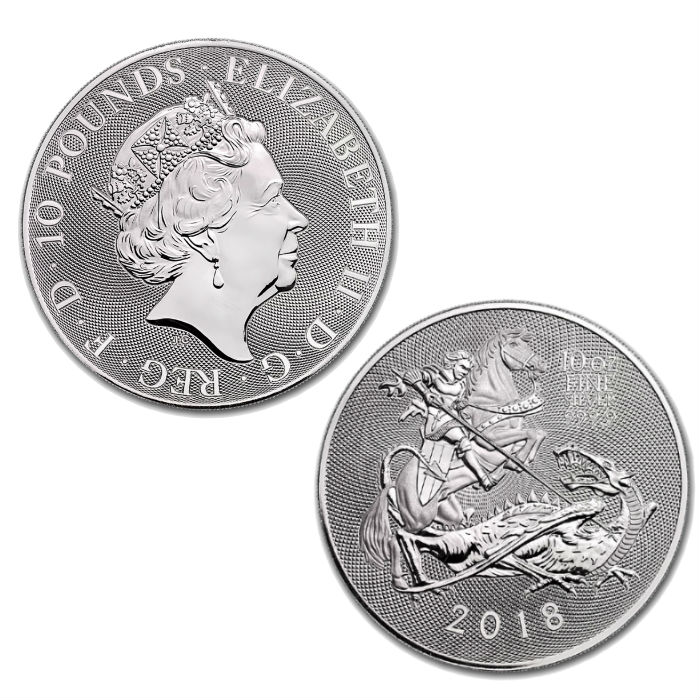 10 Ounce Silver Valiant Coin
