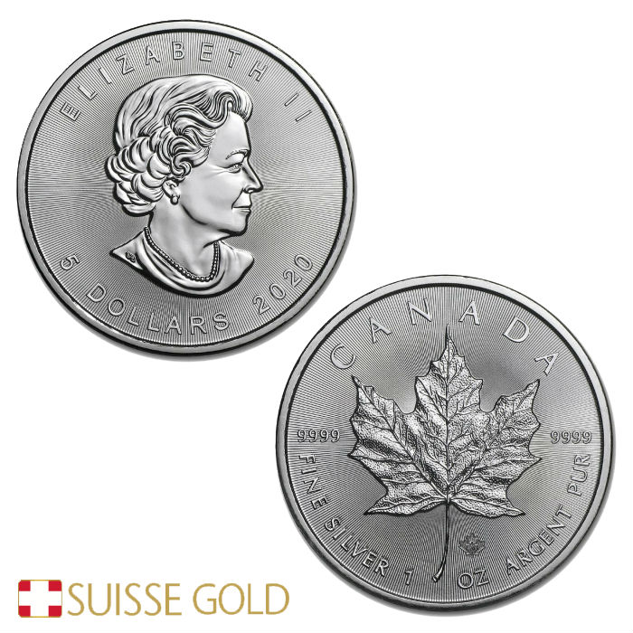 1 Ounce Canadian Maple Leaf Silver Coin