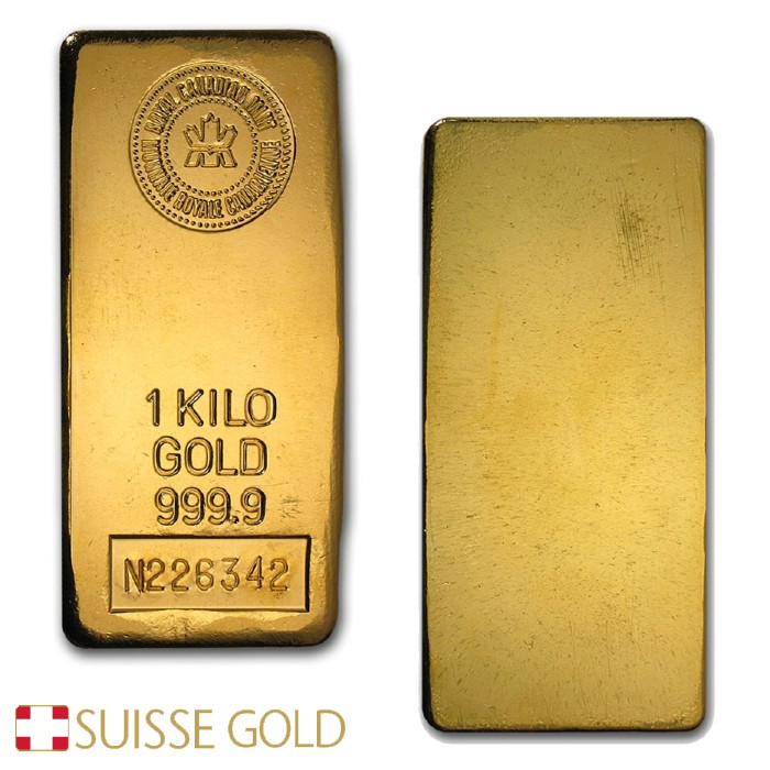 1 kilo - Lingot d'or