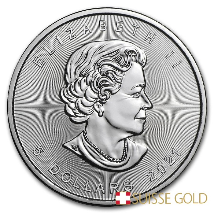21 Canadian Maple Leaf 1 Ounce Silver Coin Tube Of 25 21 Canadian Maple Leaf 1 Ounce Silver Coin Tube Of 25