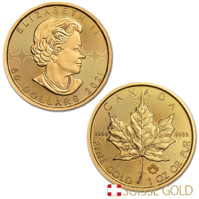 1 Ounce 2021 Canadian Maple Leaf Coin