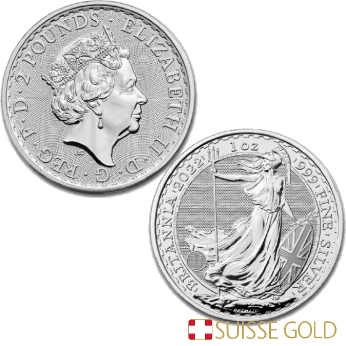 2022 1 Ounce Silver Britannia Coin