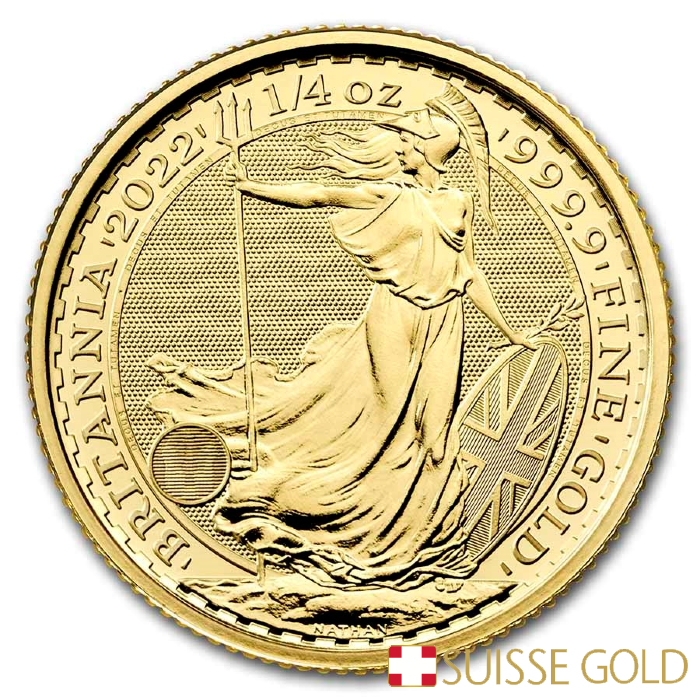 British Britannia 1/4 Ounce Gold Coin