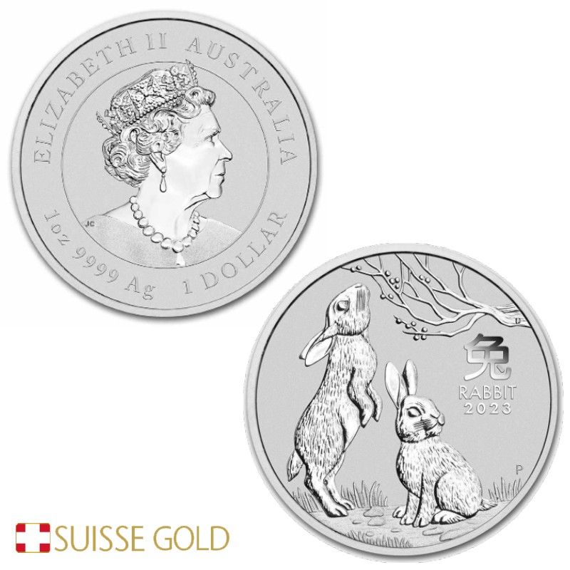 2023 Australian Year of the Rabbit 1/2 Ounce Silver Coin