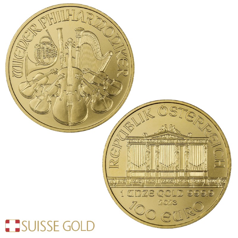 2023 Austrian Philharmonic One Ounce Gold Coin