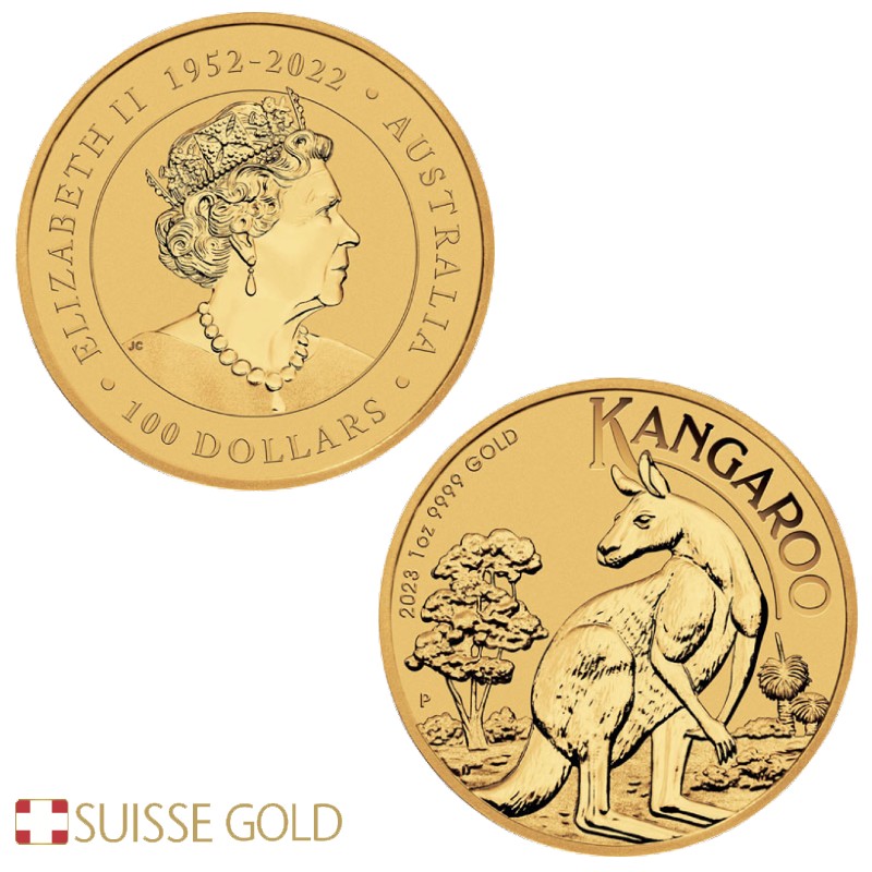 2023 Australian Kangaroo 1 Ounce Gold Coin