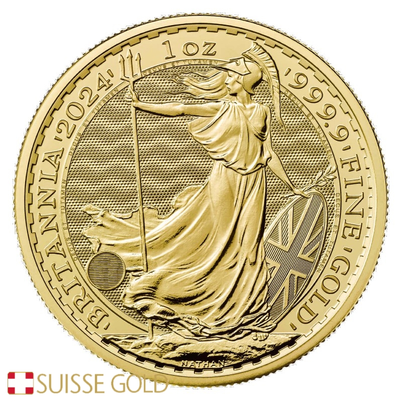 2024 British Britannia 1 Ounce Gold Coin King Charles III