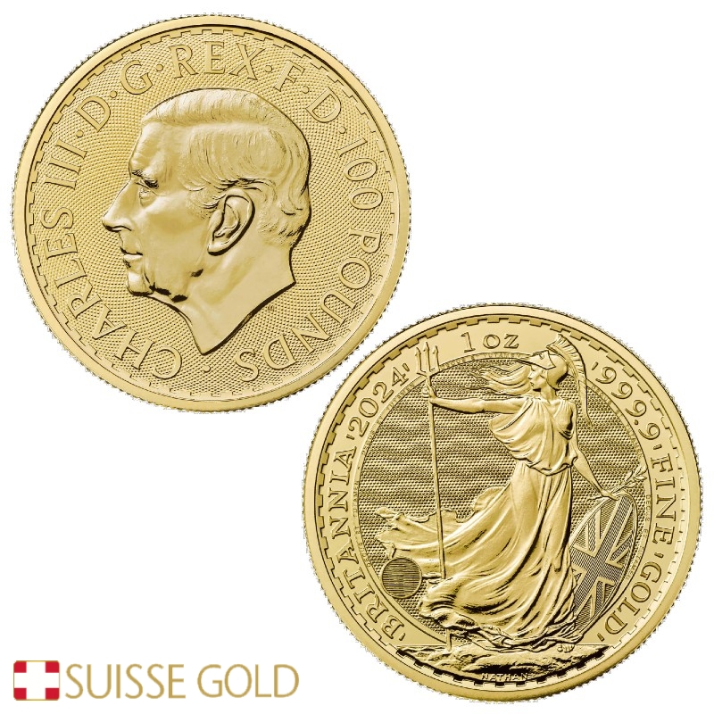 2024 British Britannia 1 Ounce Gold Coin King Charles III