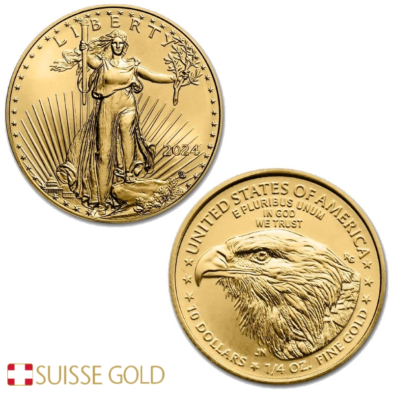 1/4 Ounce 2024 American Eagle Gold Coin