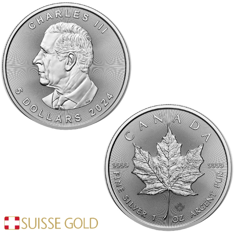 2024 Canadian Maple Leaf Silver Coins Monster Box