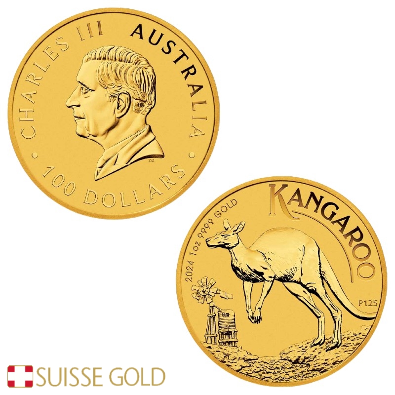2024 Australian Kangaroo 1 Ounce Gold Coin